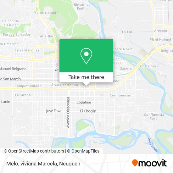 Melo, viviana Marcela map