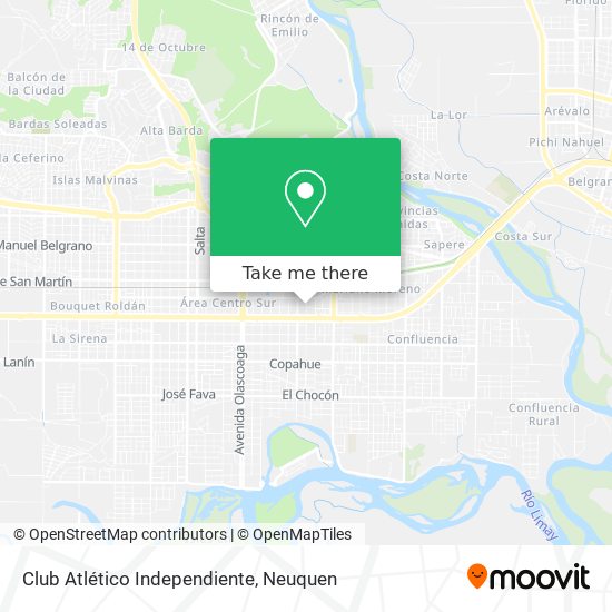 Mapa de Club Atlético Independiente