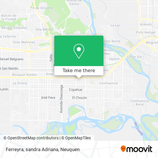 Mapa de Ferreyra, sandra Adriana