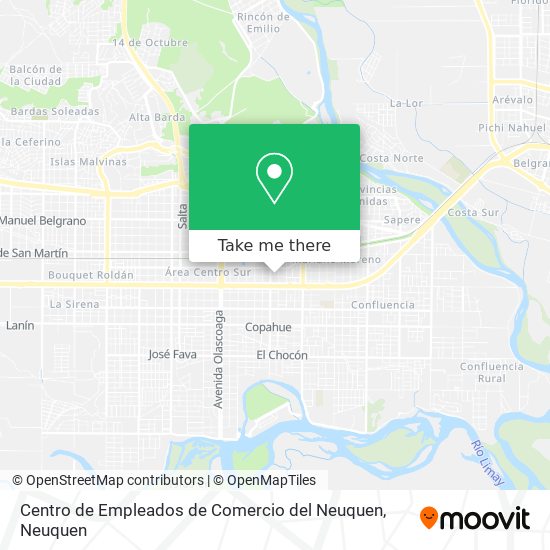 Centro de Empleados de Comercio del Neuquen map