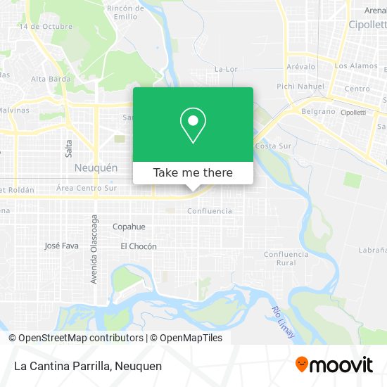 Mapa de La Cantina Parrilla