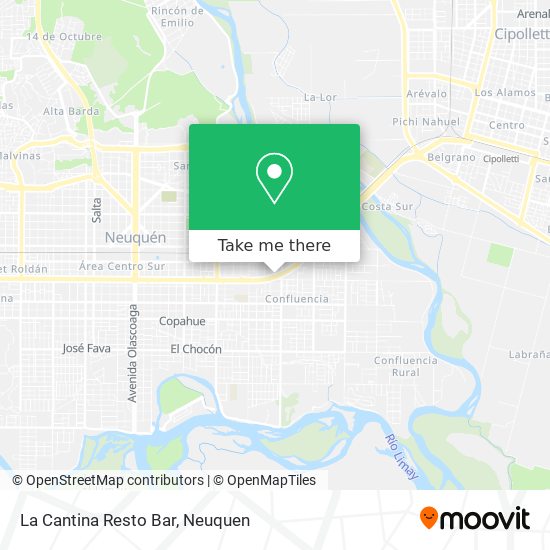 La Cantina Resto Bar map