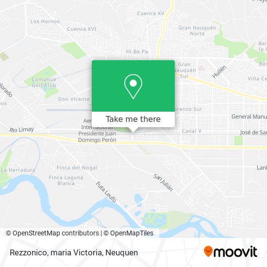 Rezzonico, maria Victoria map