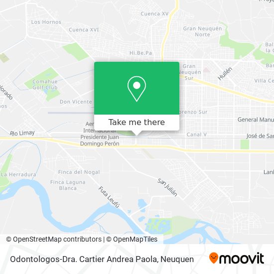 Odontologos-Dra. Cartier Andrea Paola map