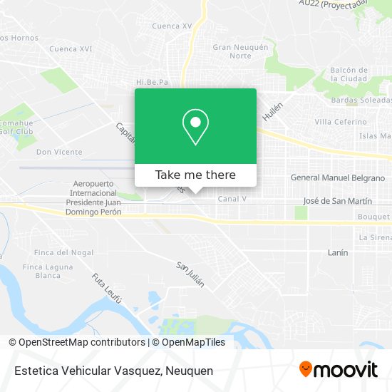 Mapa de Estetica Vehicular Vasquez