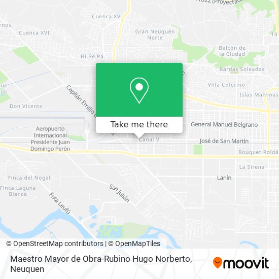 Maestro Mayor de Obra-Rubino Hugo Norberto map