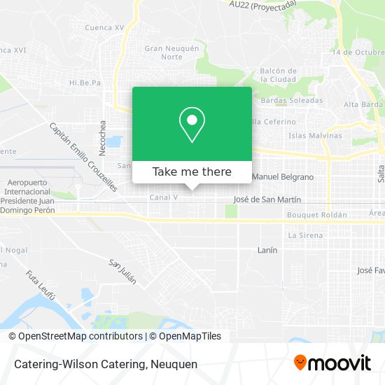 Catering-Wilson Catering map