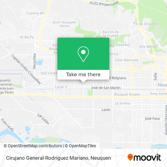 Mapa de Cirujano General-Rodriguez Mariano