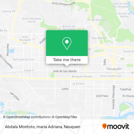 Mapa de Abdala Montoto, maria Adriana