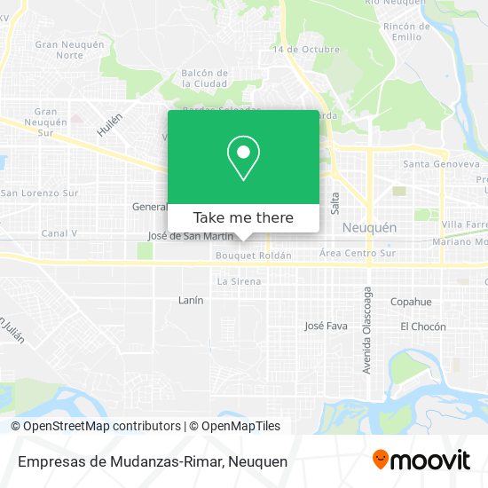 Empresas de Mudanzas-Rimar map