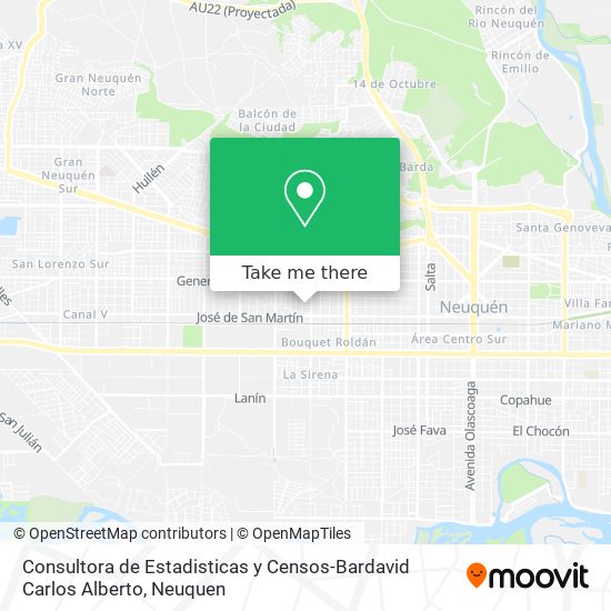 Consultora de Estadisticas y Censos-Bardavid Carlos Alberto map
