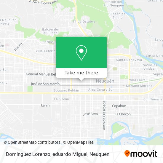Dominguez Lorenzo, eduardo Miguel map