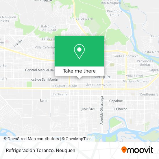Mapa de Refrigeración Toranzo