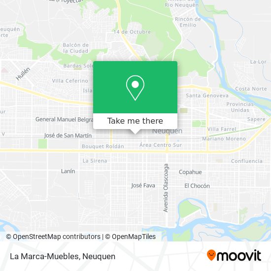 La Marca-Muebles map