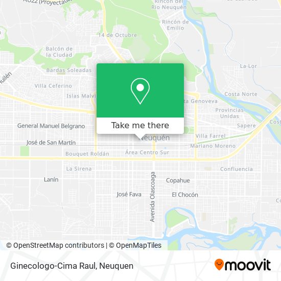 Ginecologo-Cima Raul map