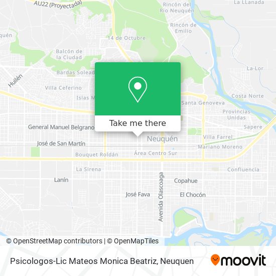 Psicologos-Lic Mateos Monica Beatriz map