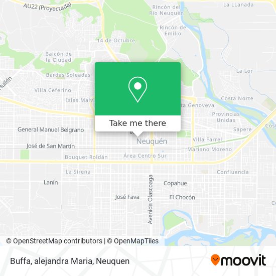 Mapa de Buffa, alejandra Maria