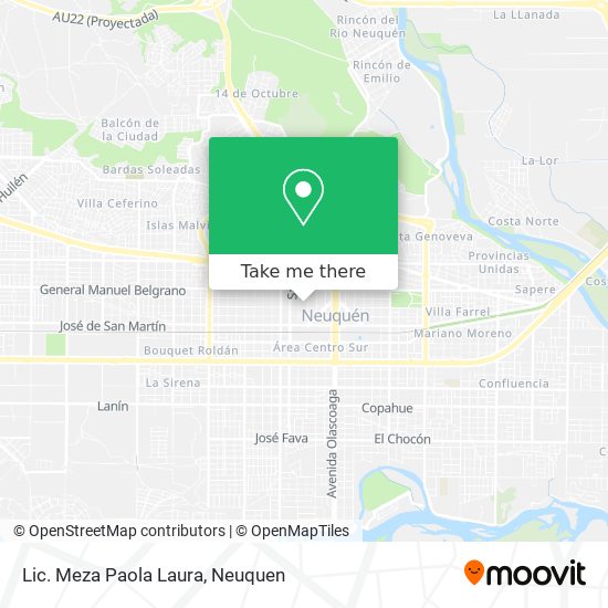 Lic. Meza Paola Laura map