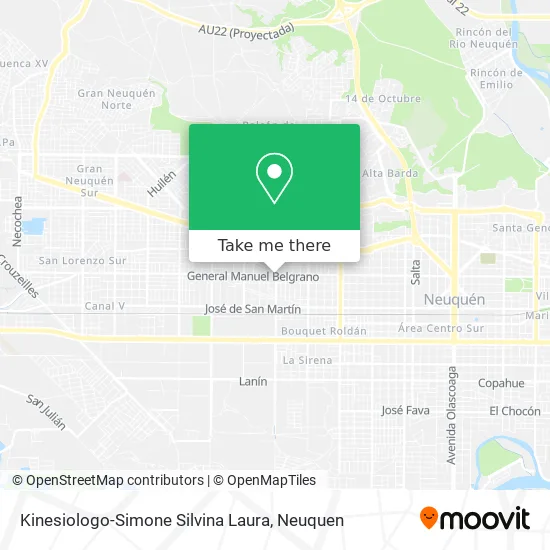 Kinesiologo-Simone Silvina Laura map