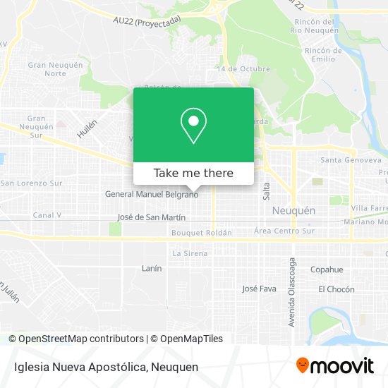Mapa de Iglesia Nueva Apostólica