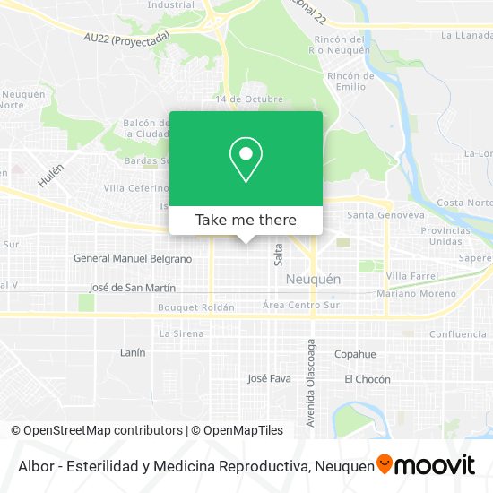 Albor - Esterilidad y Medicina Reproductiva map