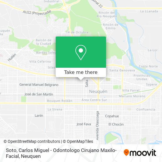 Mapa de Soto, Carlos Miguel - Odontologo Cirujano Maxilo-Facial