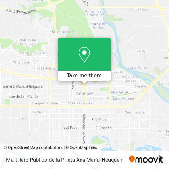 Mapa de Martillero Publico-de la Prieta Ana María