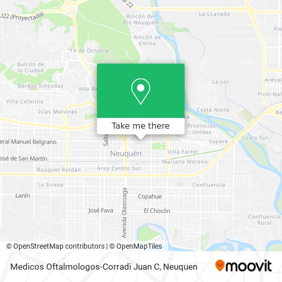 Medicos Oftalmologos-Corradi Juan C map