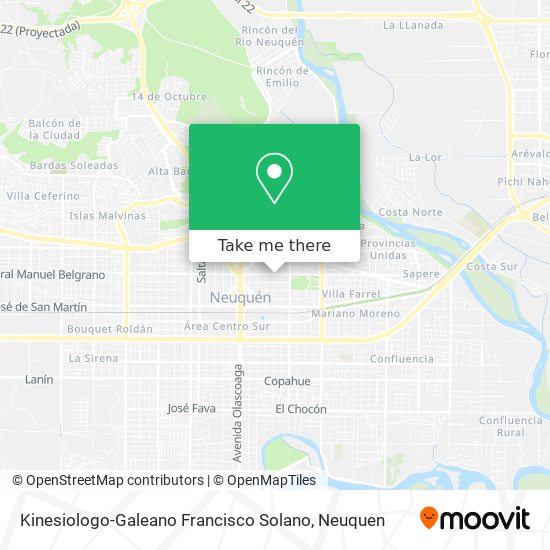 Mapa de Kinesiologo-Galeano Francisco Solano