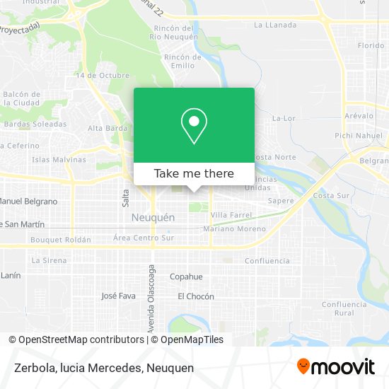 Mapa de Zerbola, lucia Mercedes