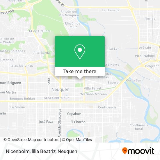 Nicenboim, lilia Beatriz map