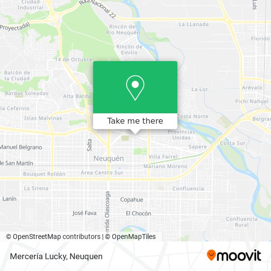 Mapa de Mercería Lucky