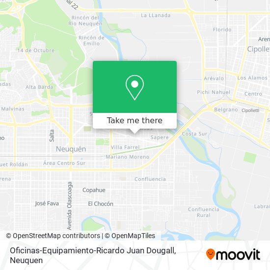 Mapa de Oficinas-Equipamiento-Ricardo Juan Dougall