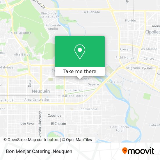 Bon Menjar Catering map