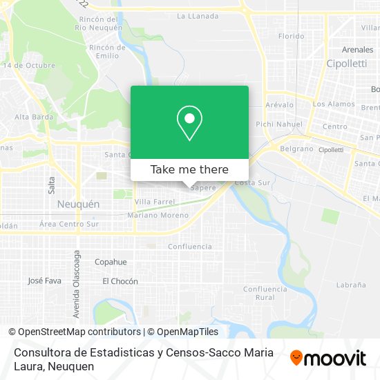 Consultora de Estadisticas y Censos-Sacco Maria Laura map