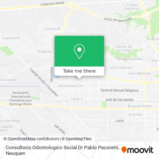 Consultorio Odontologico Social Dr Pablo Pecoretti map