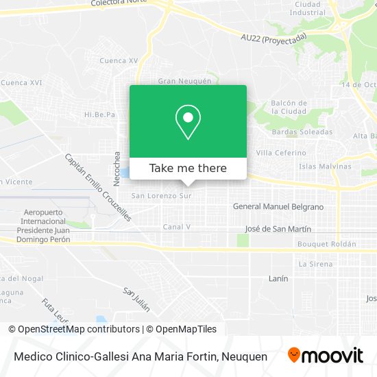 Medico Clinico-Gallesi Ana Maria Fortin map