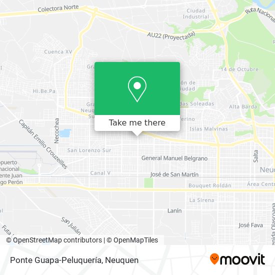 Mapa de Ponte Guapa-Peluquería