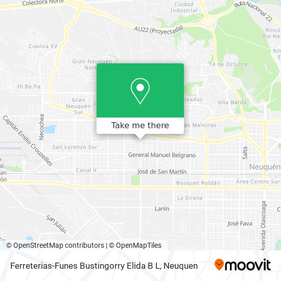 Ferreterias-Funes Bustingorry Elida B L map