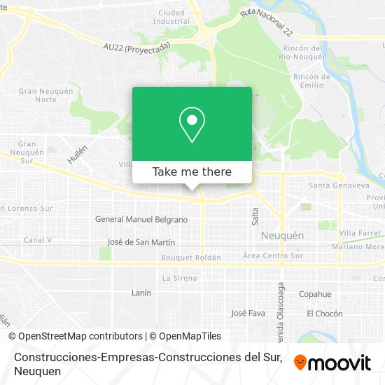 Construcciones-Empresas-Construcciones del Sur map