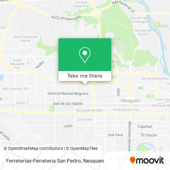 Ferreterias-Ferreteria San Pedro map