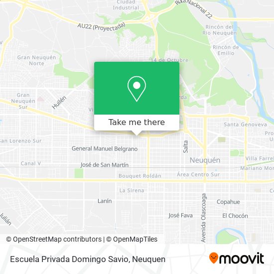 Escuela Privada Domingo Savio map