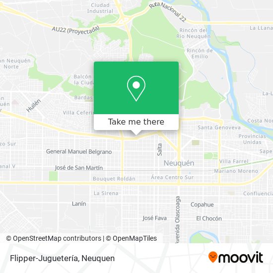 Flipper-Juguetería map