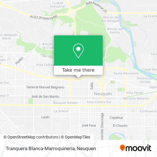Mapa de Tranquera Blanca-Marroquinería