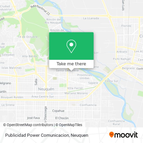 Publicidad Power Comunicacion map