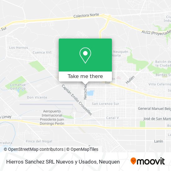 Hierros Sanchez SRL Nuevos y Usados map