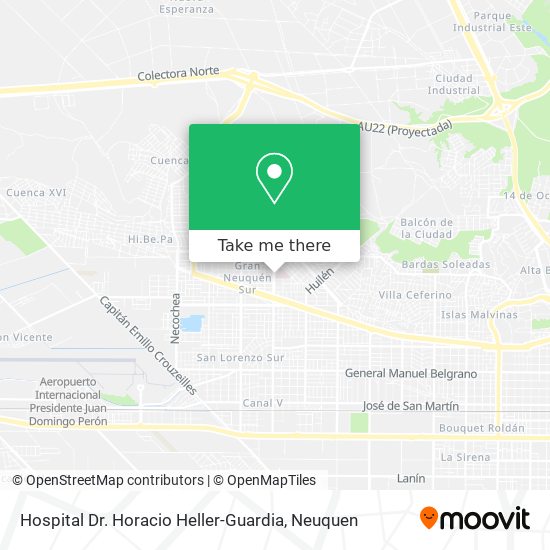 Hospital Dr. Horacio Heller-Guardia map