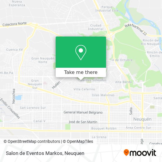 Salon de Eventos Markos map
