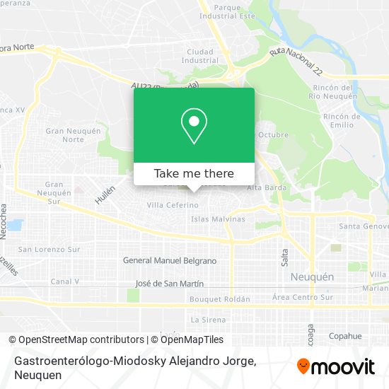 Gastroenterólogo-Miodosky Alejandro Jorge map