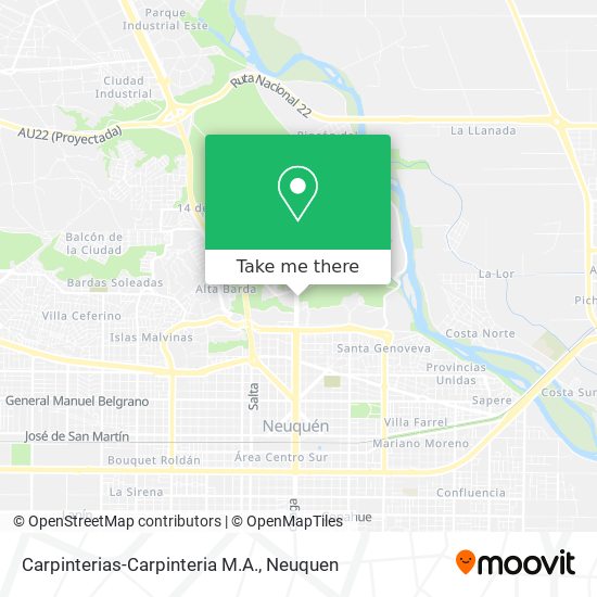 Carpinterias-Carpinteria M.A. map